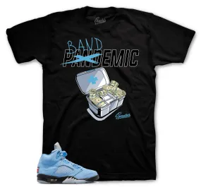 Retro 5 University Blue Bandemic Shirt