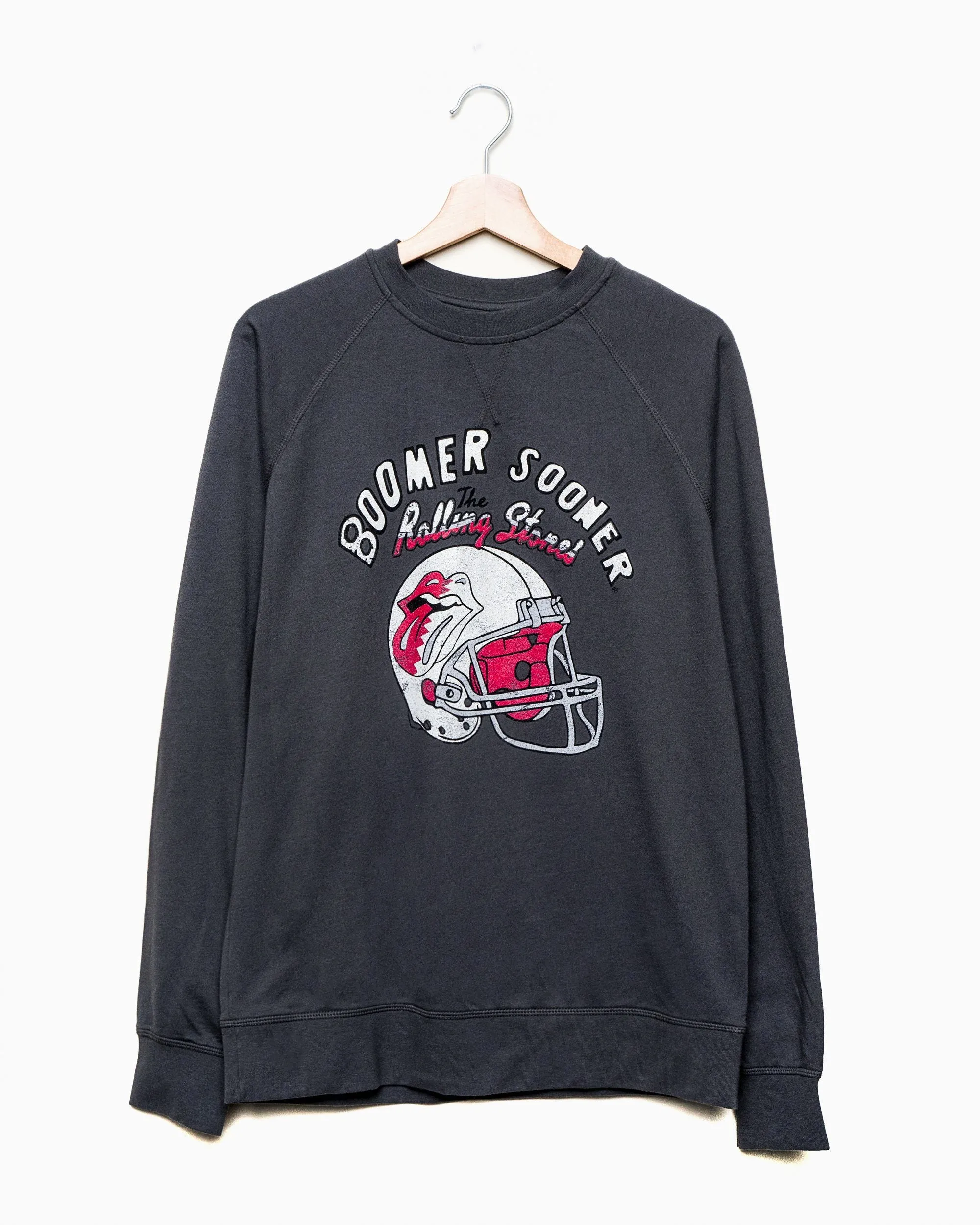 Rolling Stones OU Helmet Lick Dark Gray Sweatshirt