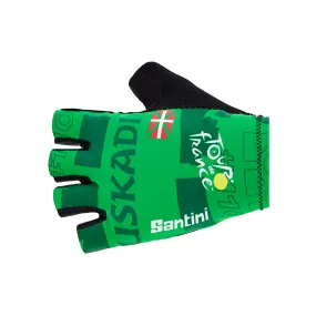 Santini TDF Grand Depart Pais Vasco Gloves -Print