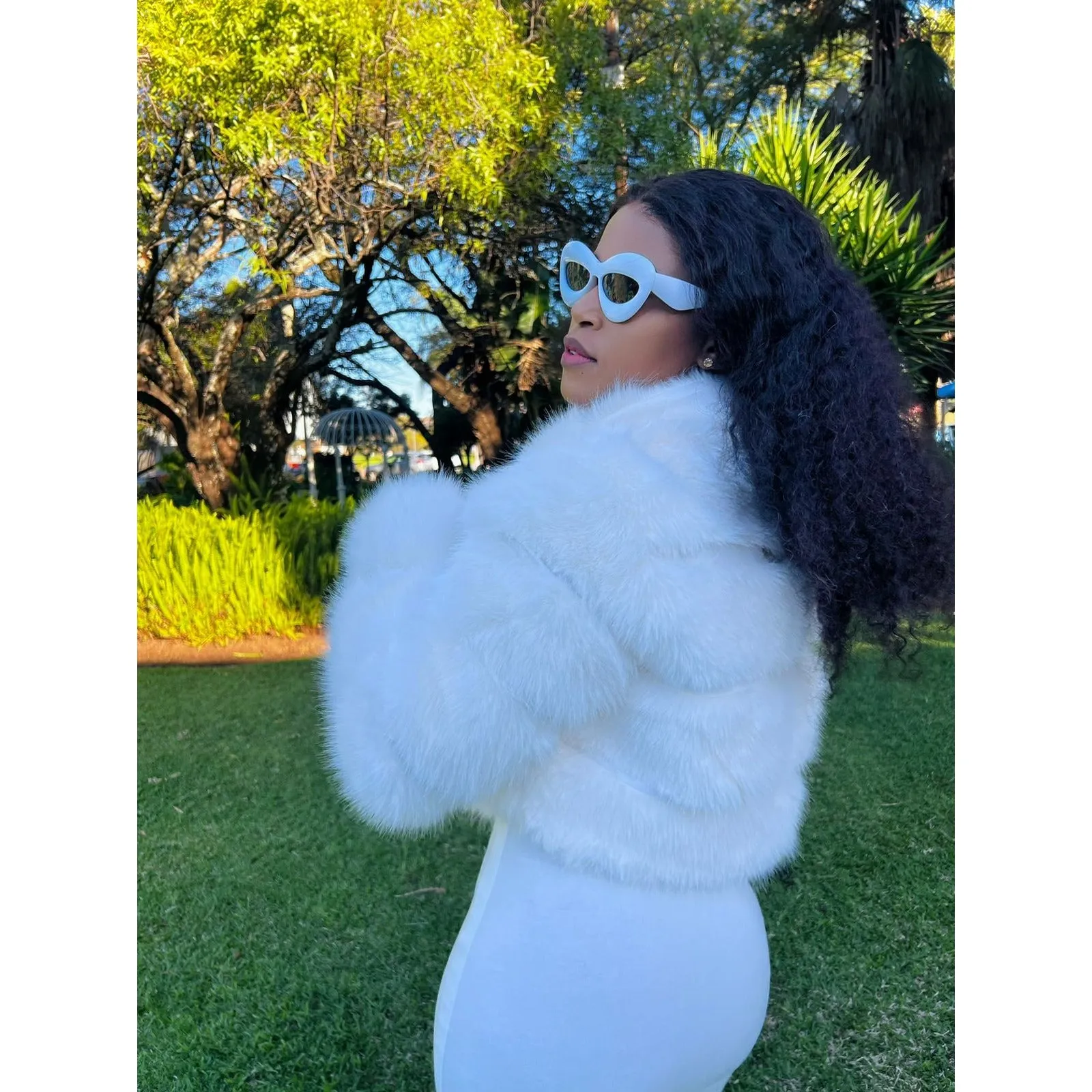 Short Faux Fur Coat