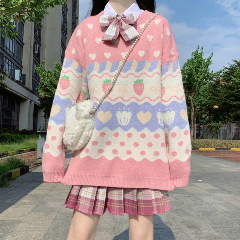 Strawberry Sweater AD12522