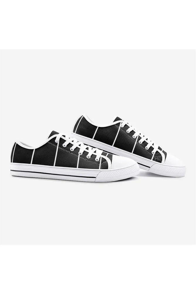 Stripes Unisex Low Top Canvas Shoes