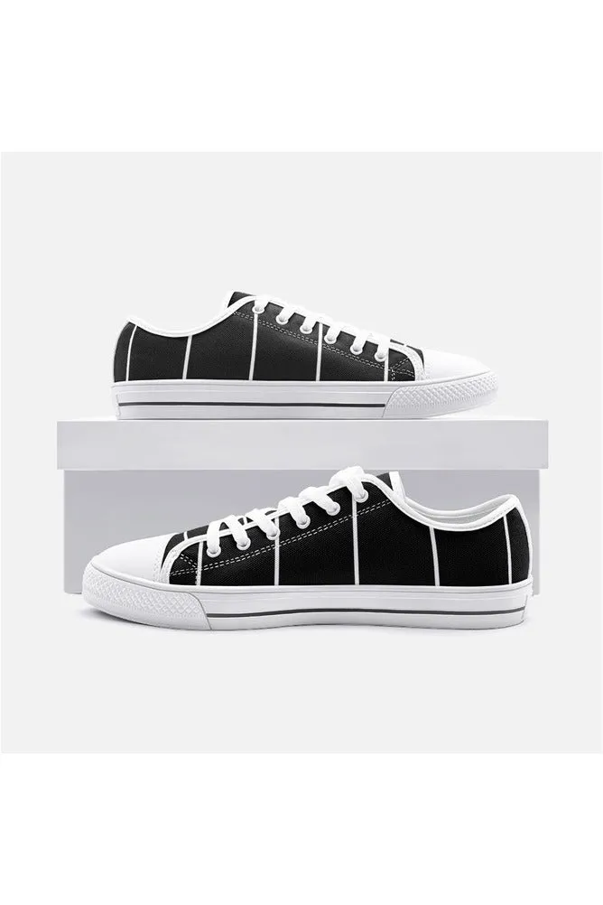 Stripes Unisex Low Top Canvas Shoes