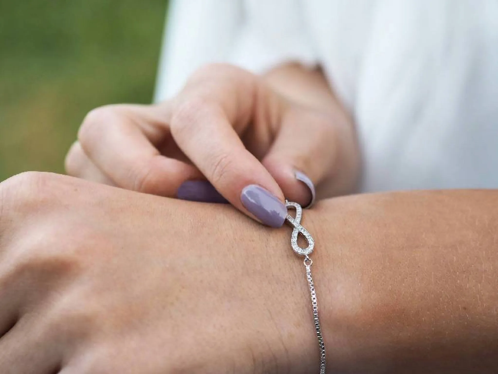 Stylacity Infinity Adjustable Pulley Bracelet