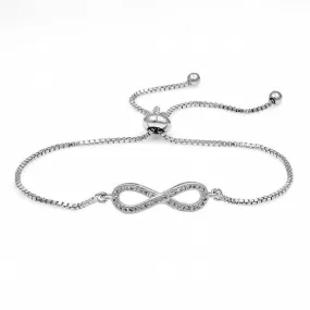 Stylacity Infinity Adjustable Pulley Bracelet