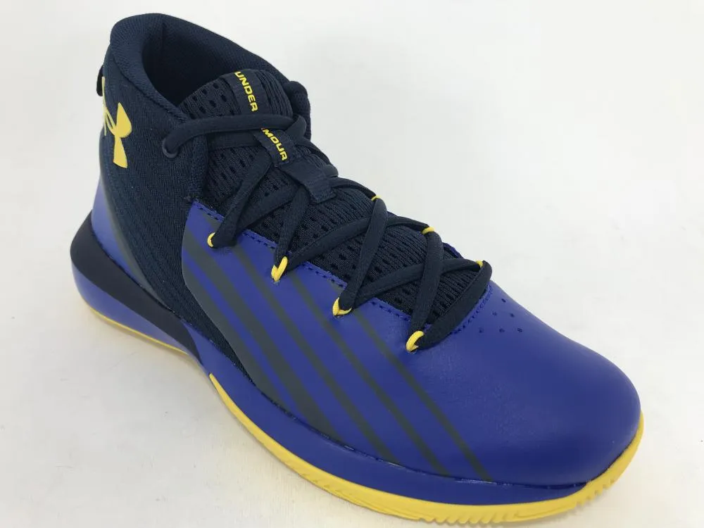 Under Armor boys' basketball shoe Lockdown 3 3020430 402 blue-yellow