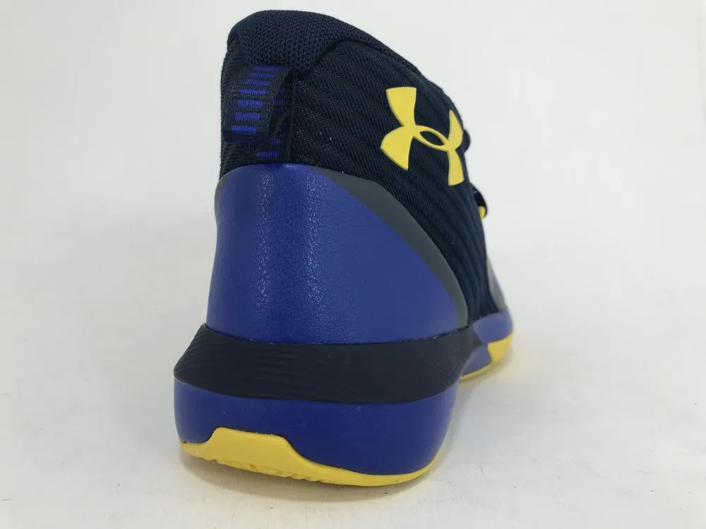 Under Armor boys' basketball shoe Lockdown 3 3020430 402 blue-yellow