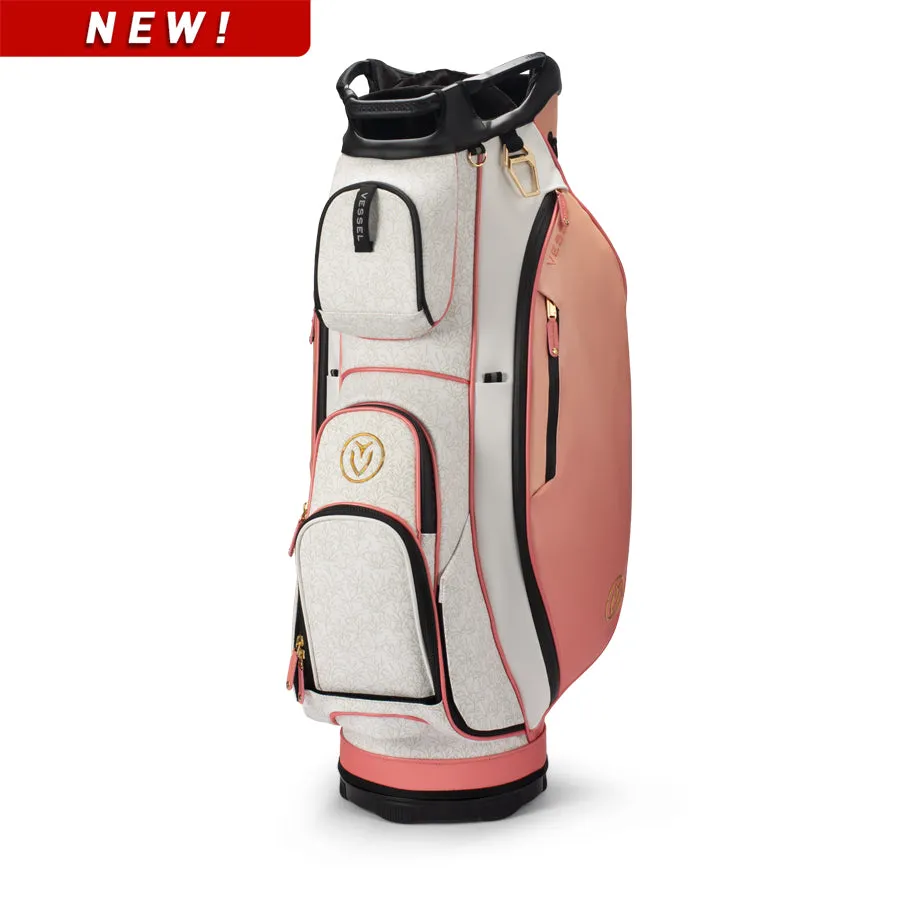 Vessel Lux 7-Way Cart Bag - Coral