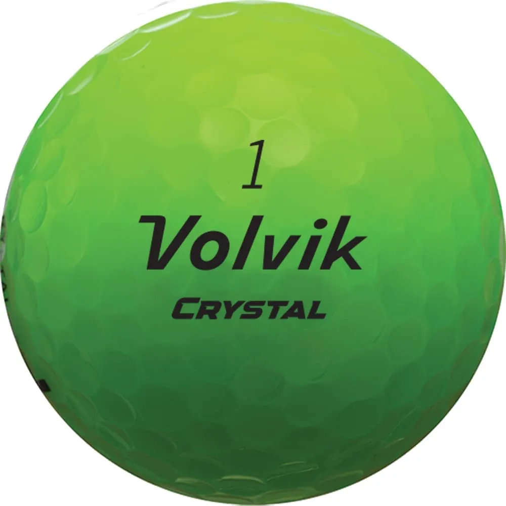 Volvik Crystal Focus Colored Golf Balls