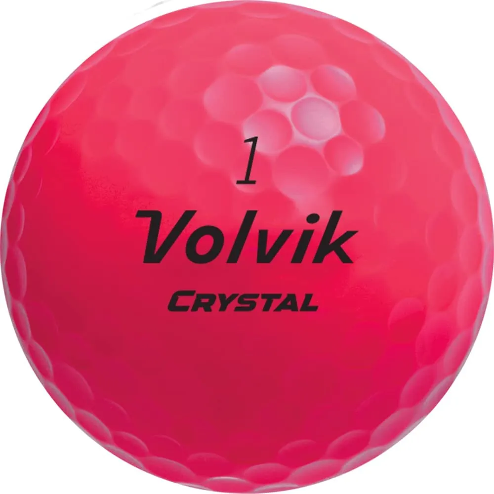 Volvik Crystal Focus Colored Golf Balls