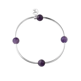 Wish | Bracelet | Amethyst - Stone