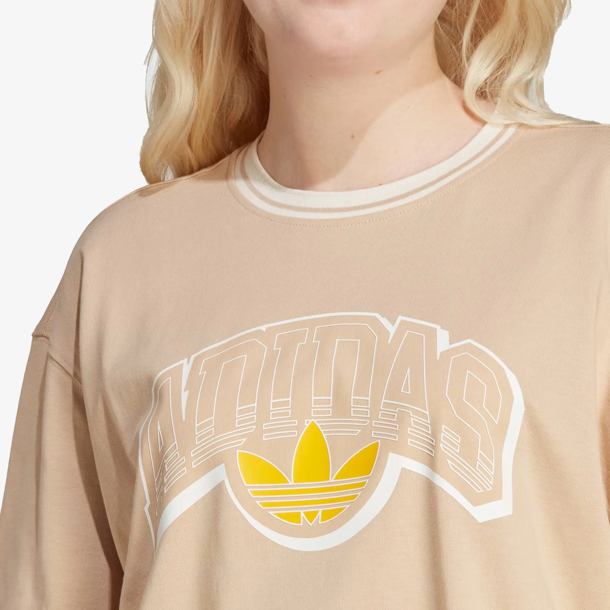 WMN'S BIG LOGO GRAPHIC TEE 'MAGIC BEIGE'