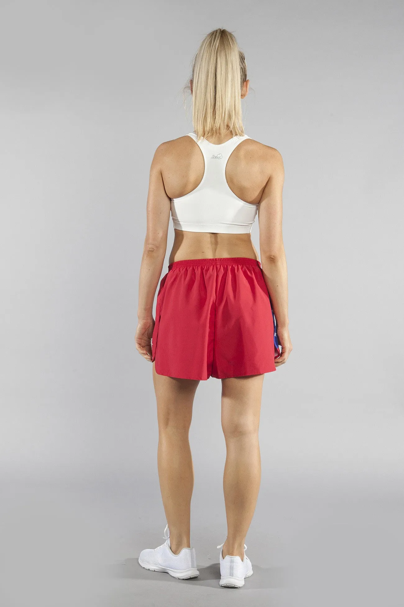 WOMEN'S 1.5" SPLIT TRAINER SHORT- Ohio