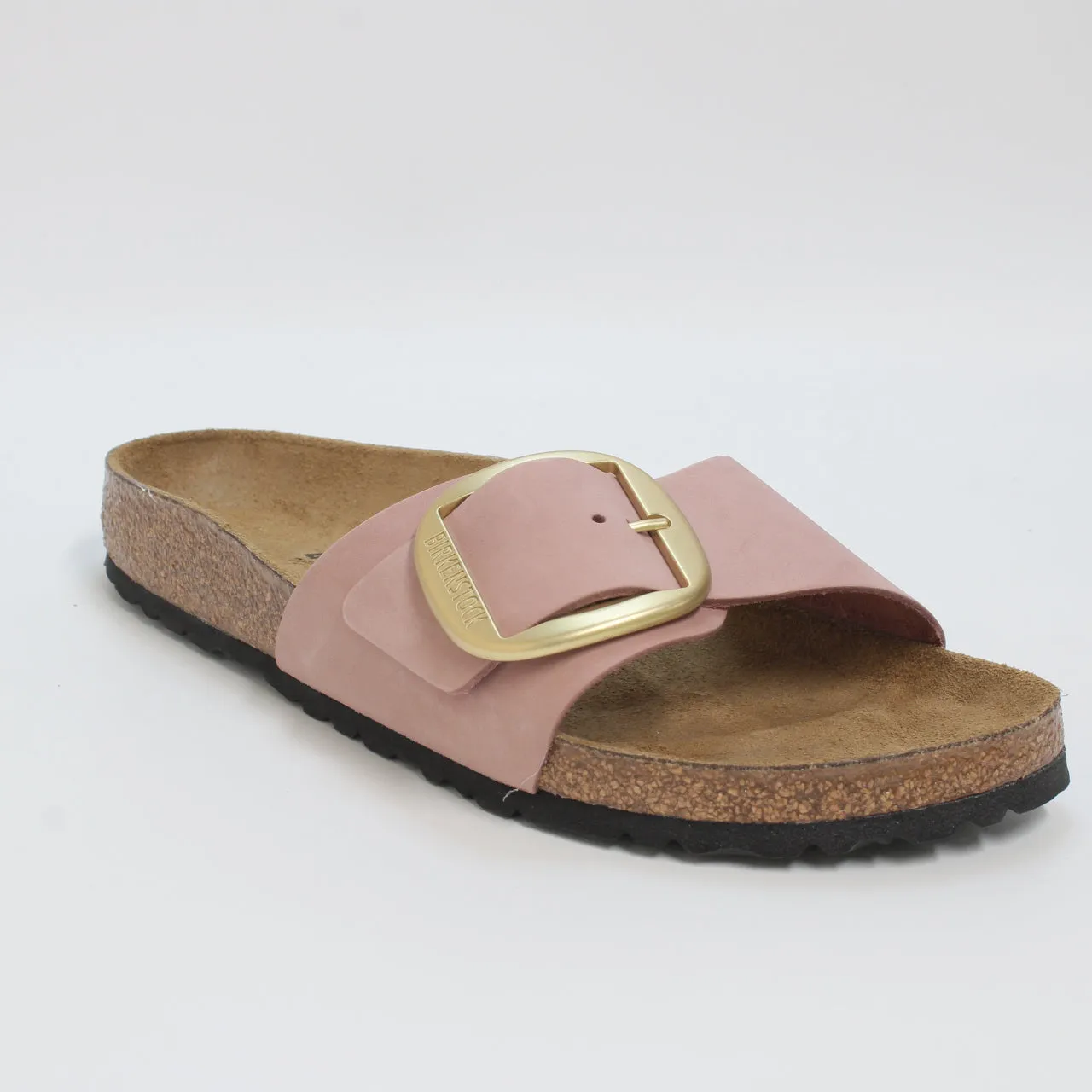 Womens Birkenstock Madrid Big Buckle Old Rose Nubuck